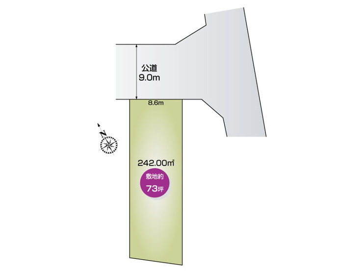 足利市永楽町　区画図