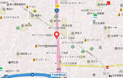 【地図】 | グランクオール五反野