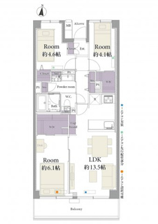 【間取り】 | ハイラーク木場