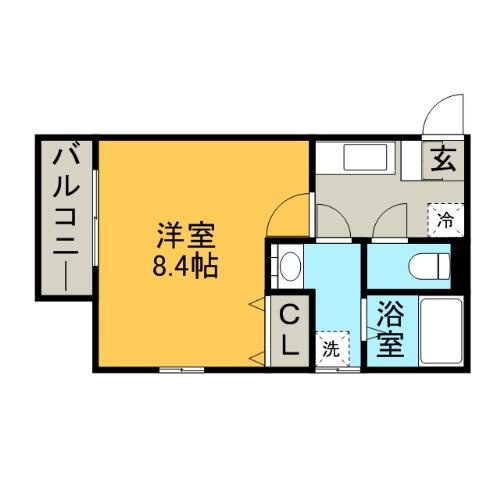 リブレア津福本町A棟の間取り