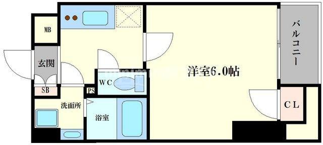 サムティ西長堀リバーフロントの間取り