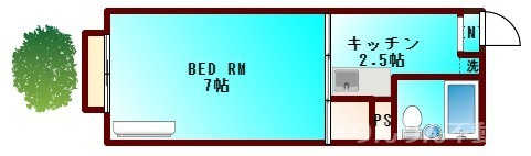 【間取り】 | コーポ橋田