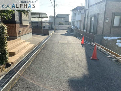 【前面道路含む現地写真】 | 姫路市西新在家３丁目　売り土地 | 前面道路約5ｍ♪