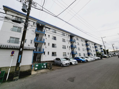 【外観】 | 藤が丘スカイマンション | 総戸数４０戸、１９７３年３月築、管理人は巡回勤務につき管理体制良好です♪