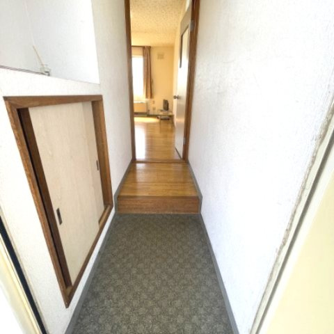 ハイツカレッヂのエントランス