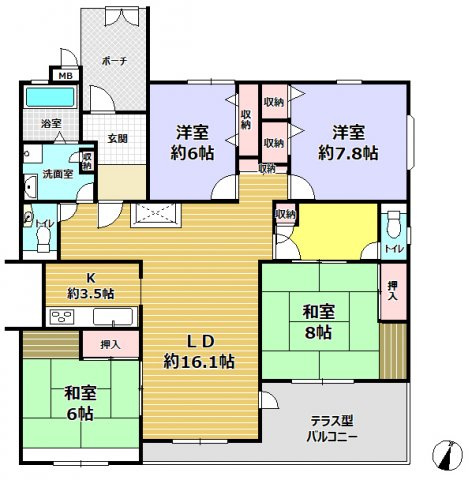 ロイヤルヒルズ三田Ｆ棟