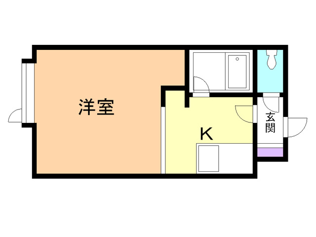 学）ハミングバードインの間取り