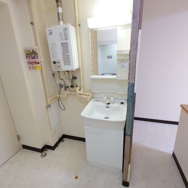 マンションプレビアの洗面所