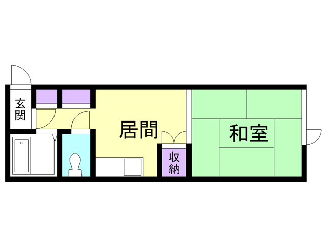 ファミール栄町の間取り