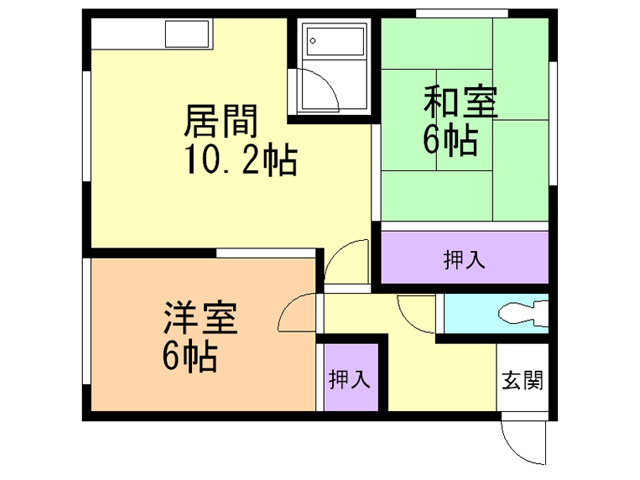 曙ハイツの間取り