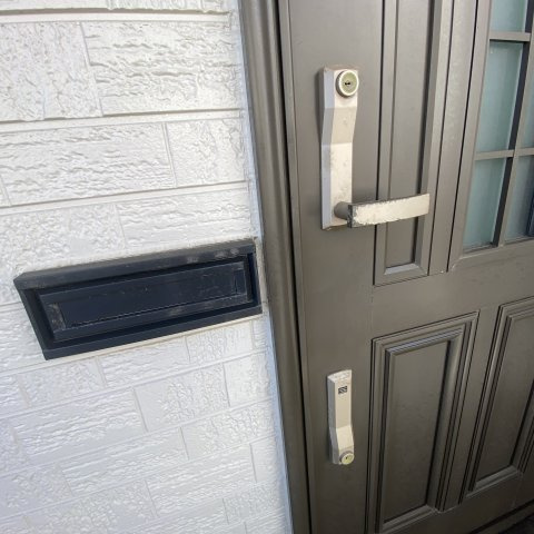 はまなすマンションの玄関