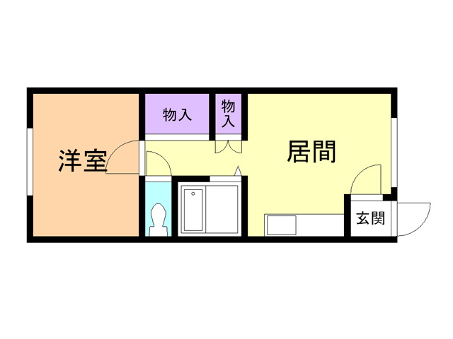 ハイツアンバサダーの間取り