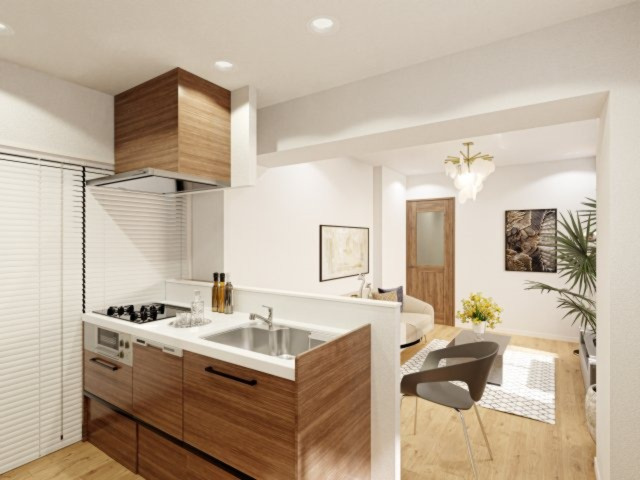 【内装】 | 本郷アローハイツ 5F | 家具配置イメージです。