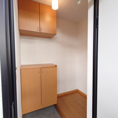 さくらハイツの玄関