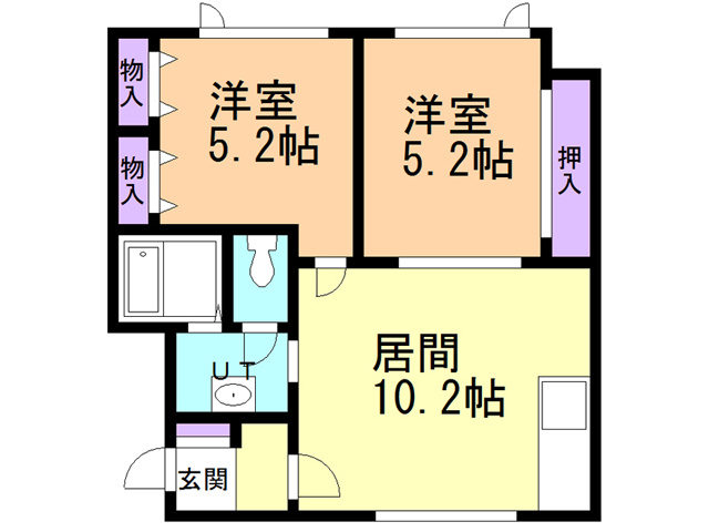 さくらハイツの間取り