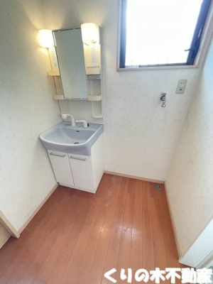 【洗面所】 | 00コーポ | 広い洗面スペース