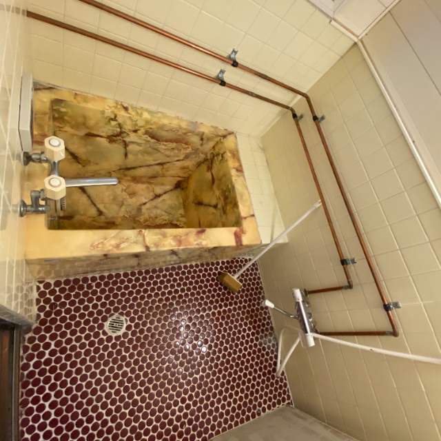 室蘭市東町2丁目15-7戸建の浴室