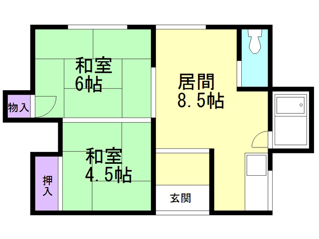 望洋荘の間取り