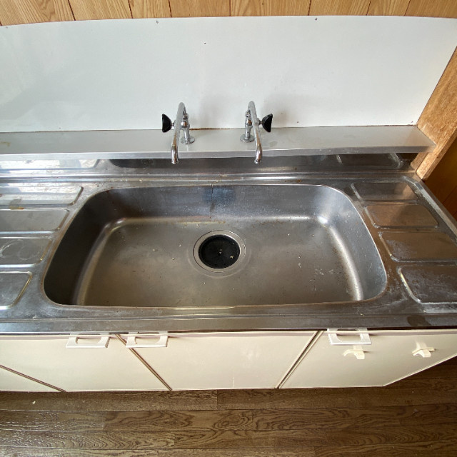 加地ハイツ2号棟の洗面所