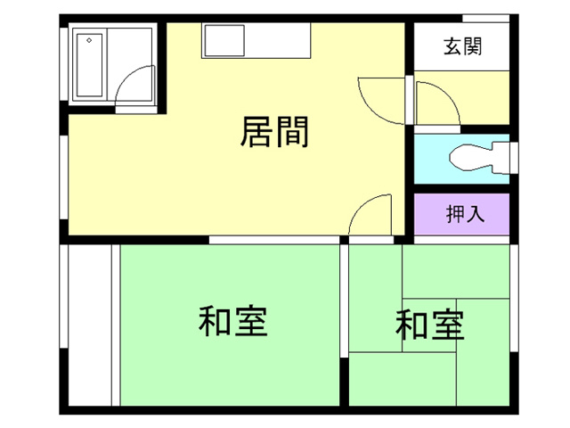 斉藤アパートの間取り