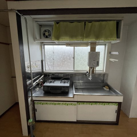 斉藤アパートのキッチン|きれいなキッチンです