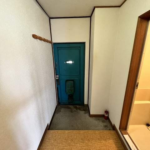 常盤コーポの玄関