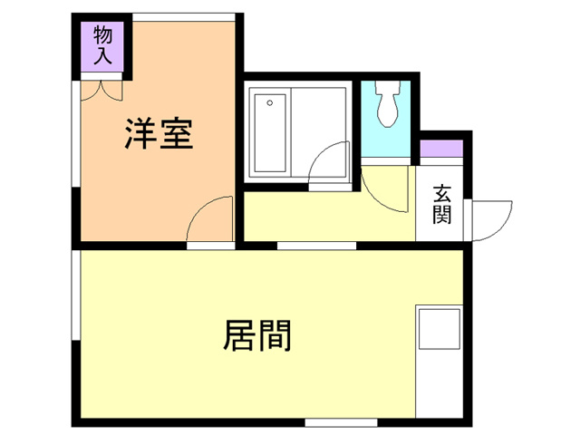 常盤コーポの間取り