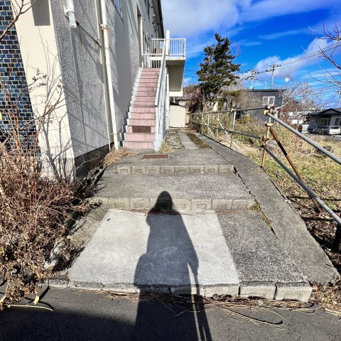 常盤コーポのエントランス