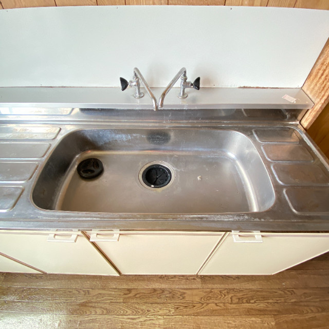 加地ハイツ2号棟の洗面所