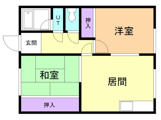 第１グレイス加地の間取り