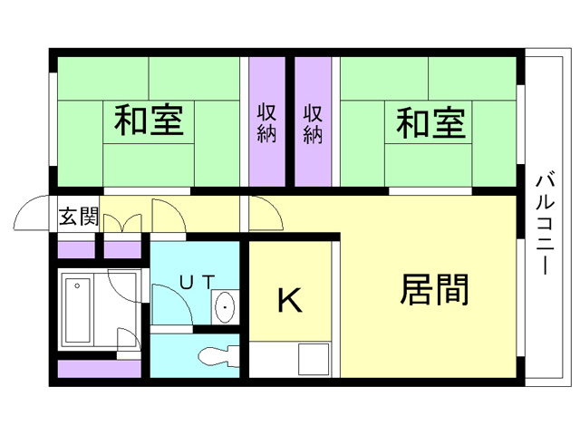 坂本第２コーポの間取り