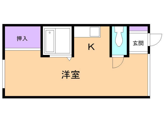 メゾン白樺の間取り