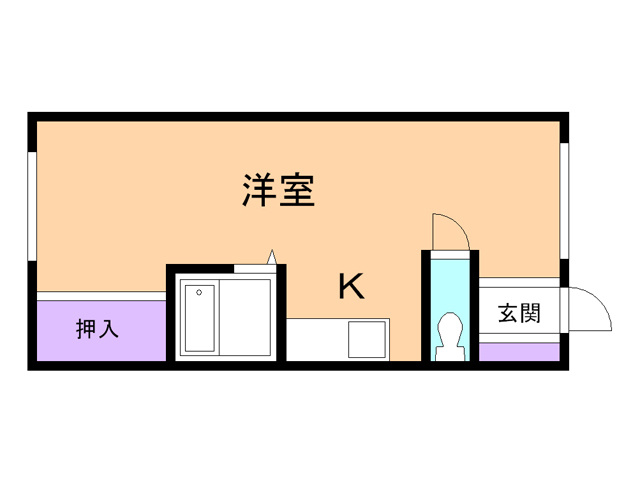 メゾン白樺の間取り