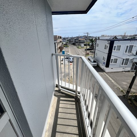 めぐみマンションのバルコニー