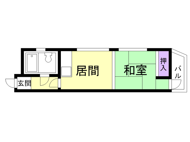 めぐみマンションの間取り