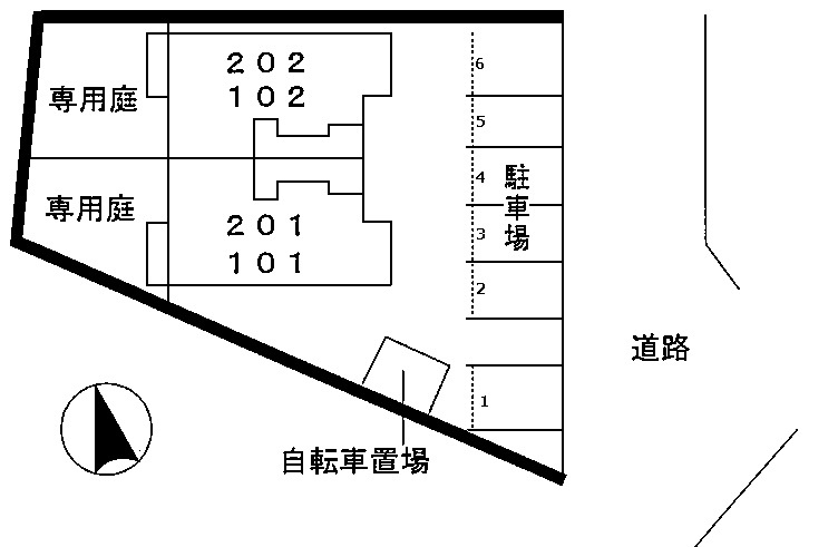 カルテットの区画図