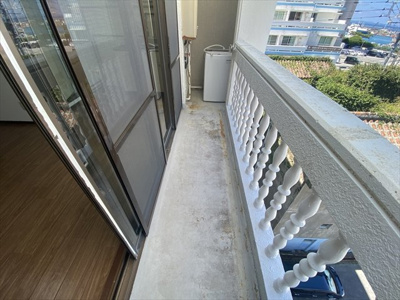 【バルコニー】 | メリアンハイツ | ※別室参考写真使用