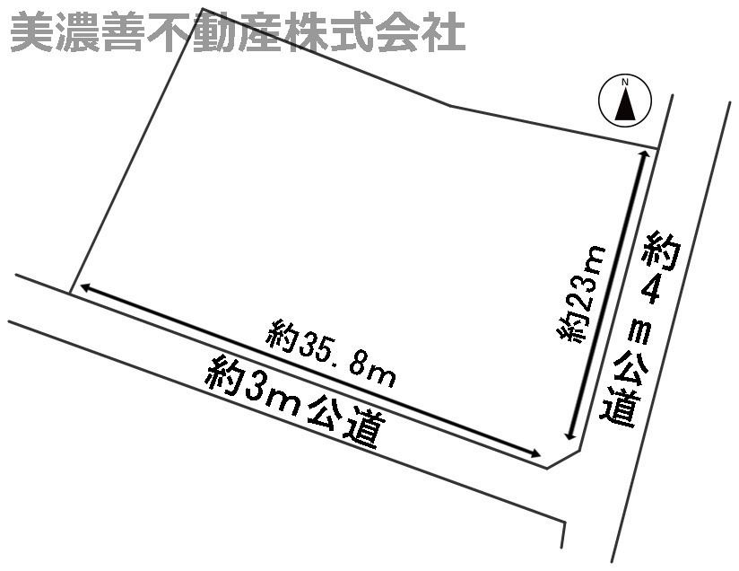 ６０１８７　揖斐郡大野町桜大門土地の区画図