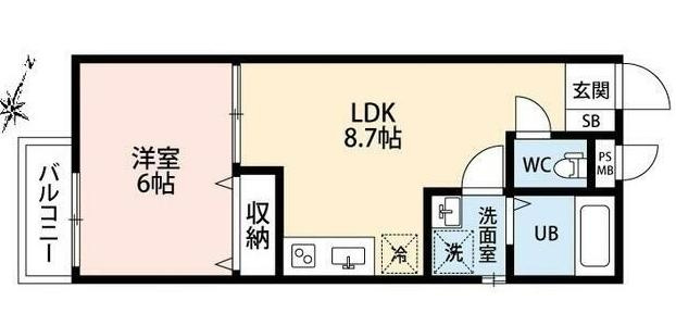 【間取り】 | ベルデュール久我山