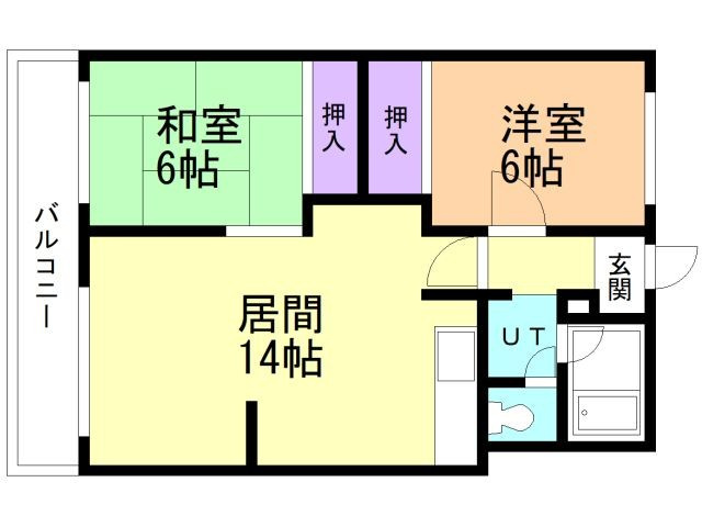 レジデンス柏木の間取り