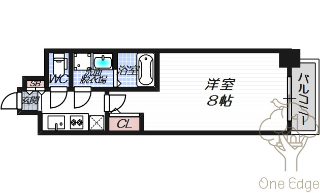 アルグラッド福島SOUTHの間取り