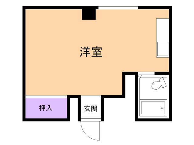 蘭東コーポの間取り