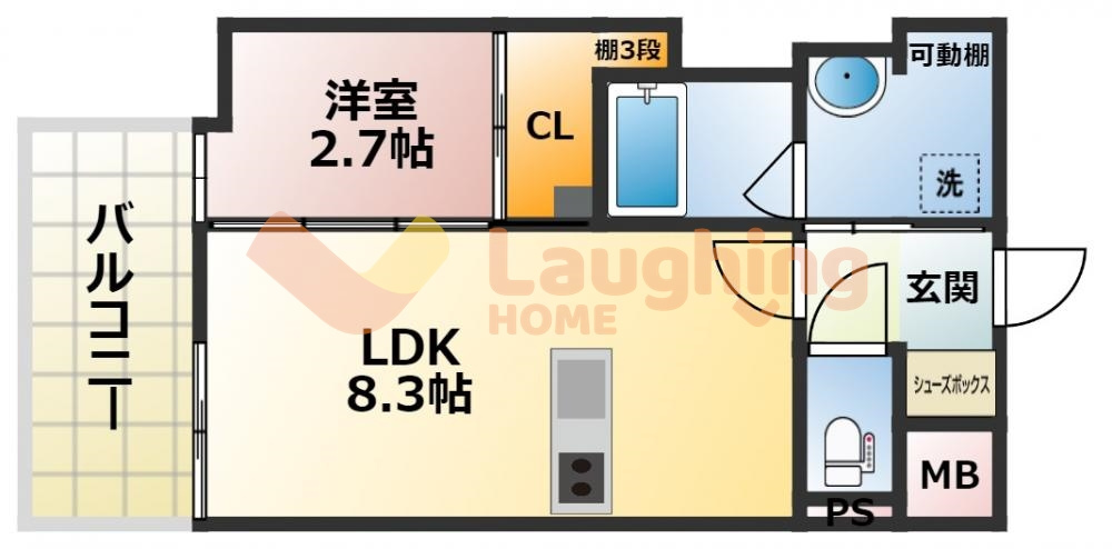 RESIDENCE花畑の間取り