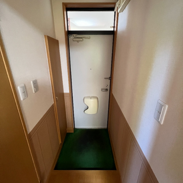 グリーンハイムの玄関