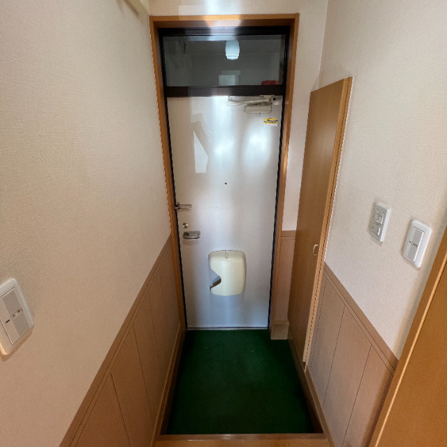 グリーンハイムの玄関