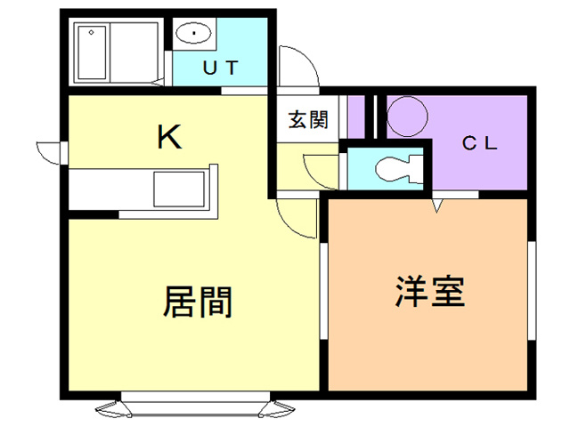 ディアコート６の間取り