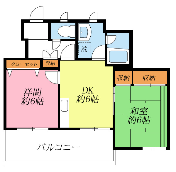 ☆間取り2DK☆