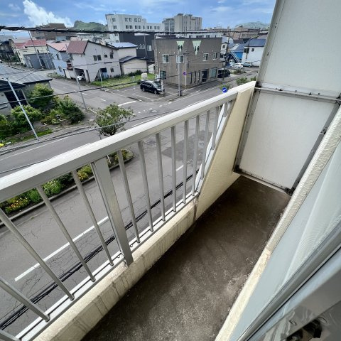 コーポあなやまのバルコニー