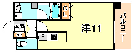 【間取り】 | パレス東洋神戸6号館