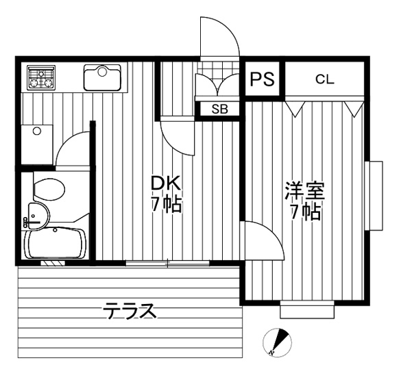 【間取り】 | アーバンハイツ松原